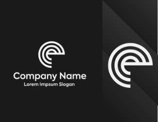 Letter E - projektowanie logo - konkurs graficzny